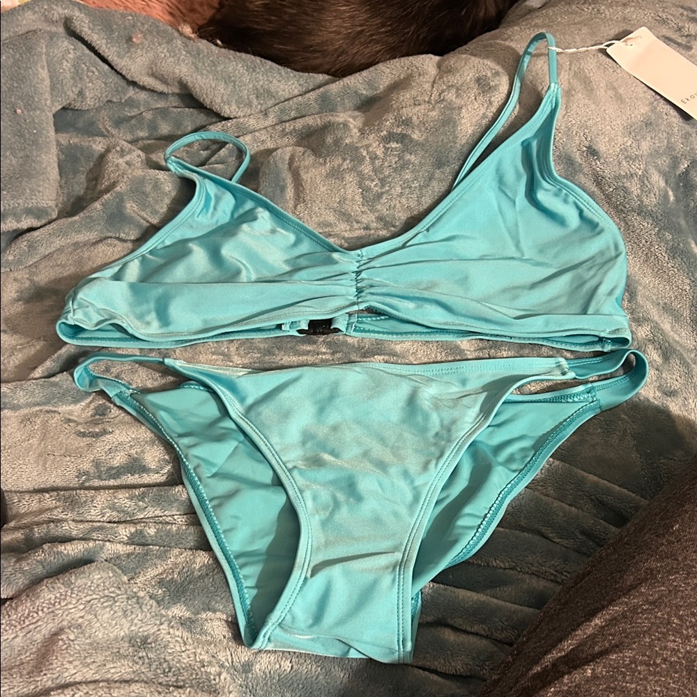 Turquoise Women's Bikini Set size XL nwt